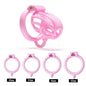 BDSM Chastity Cage 4 Size Ring Penis Cage Device Femdom Restraint Penis Lock Breathable Urethral Lock Bondage Device for Men