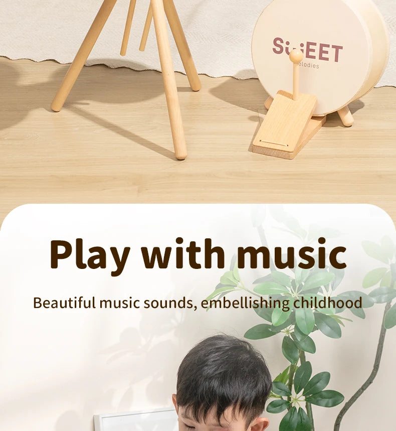 Kids Drum Set Musical Toys for Boy Girl Music Toys Educational Percussion Toy Kids Musical Instruments