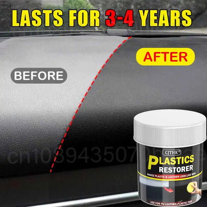Car Plastic Restorer Back To Black Gloss Auto Interior Leather & Panel Renewal Wax Coating Agent Auto Polish And Repair Coating
