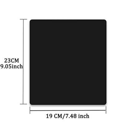 Simple Solid Color PU Leather Mouse Mat Anti Slip Waterproof Mouse Pad School Family Supplies Desk Set For Laptops PC Computer