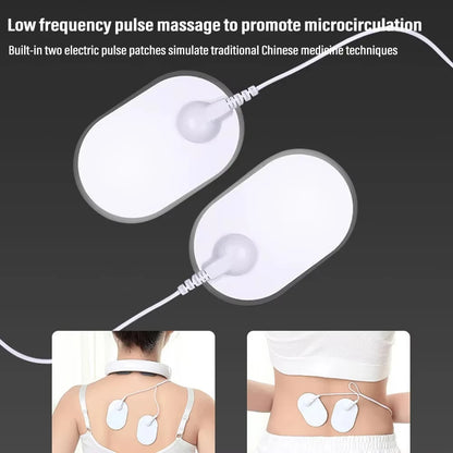 Ems Electric Neck Massager 6-Mode 9-Speed Massager Muscle Relaxation Battery Neck Massager Tool Relax Cervical Neck Protector