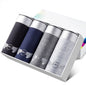 4pcs Men's Panties Sexy Shorts Cotton Underwear Male Breathable Boxers Solid Boxershorts Brand Underpants