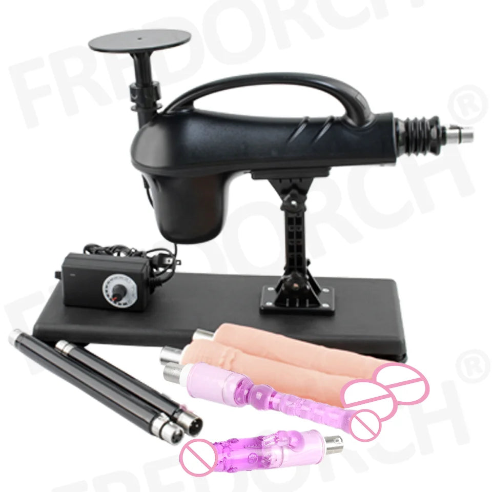 FREDORCH Upgraded Sex Machine for Women with Dildos Automatic Masturbation Machine Pump Gun Love Machine Couple Sex Toys
