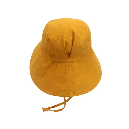 Baby SunHat Summer Boys Girls Bucket Hat Kids Cotton UV Travel Hats Child Big Brim Outdoor Beach Caps Fashion Casual Panama Cap