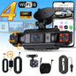 Car Dash Cam 4 Channel Black Box WiFi Driving Camera FHD 1080P Front Left Right Rear Night Vision Loop Recording Add Hardwire