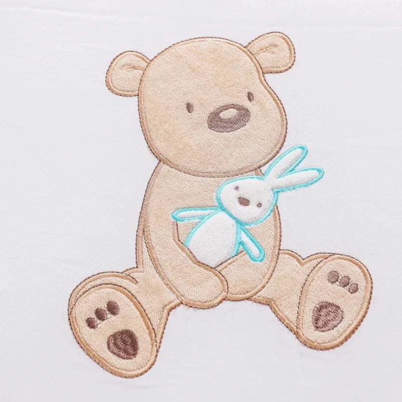 6Pcs/Set Baby Bed Protector Crib Bumper Pads Baby Bed Bumper Kids Safety Bed Around Cotton Blend Crib Anti-collision Anti-fall