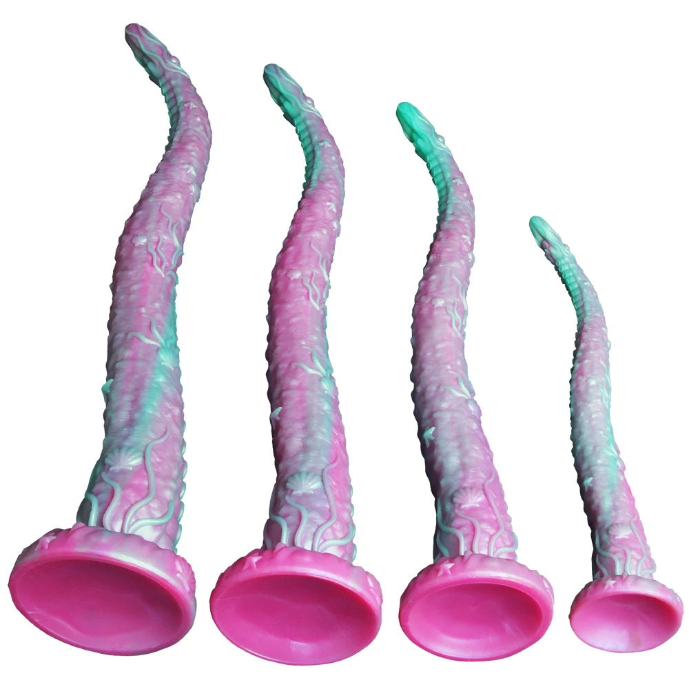 Long Anal Butt Plug Sex Toys Monster Dildo Octopus Tentacle Huge Silicone Dick Sex Adult Soft Dildo Female Masturbator
