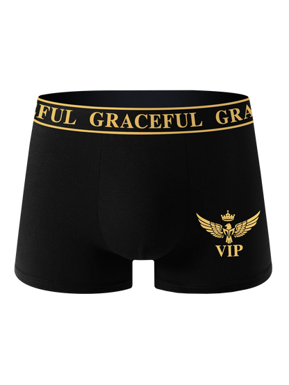 4 Piece Men's Underwear Soft Breathable Comfortable Men's Boxer Briefs High-end Black Casual Sports High Quality Men's Pants