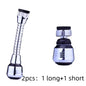 Kitchen Gadgets 2 Modes 360 Rotatable Bubbler High Pressure Faucet Extender Water Saving Bathroom Kitchen Accessories Supplies