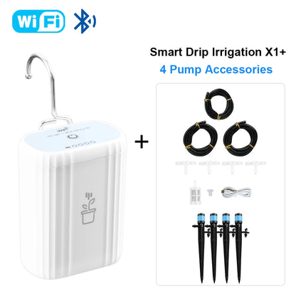 WiFi Smart Life Automatic Drip Irrigation System Kit Garden Irrigation Controller Plant Phone APP Control Watering Timer Device