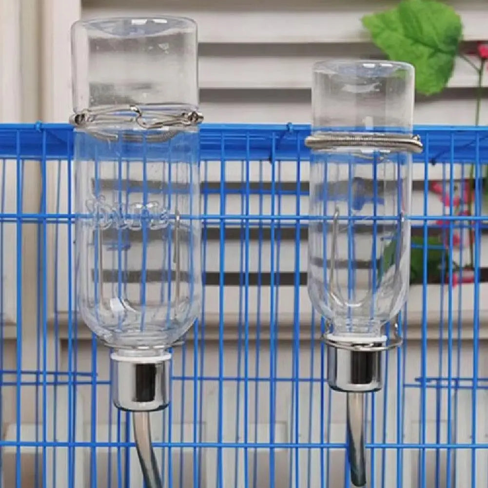 Water Bottles for Rabbit Ferret Small Bird Guinea Pigs Rats Hamster Cage Hanging Liquid Feeder for Small Animals Puppy 180/350ML
