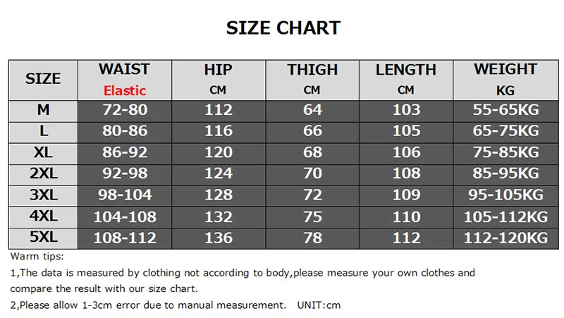 High Quality Men's Tactical Pants Elastic Waist Cargo Large Size Cotton Pants Multi-Pocket Trousers Sports Training Work Pants