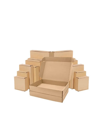 10pcs Shipping Boxes Cardboard Corrugated Mailer Boxes for Packaging Craft Gifts Giving Products for Small Business