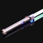 RGB Metal Lightsaber Dueling Smooth Swing Sword Sabre De Luz 16 Color Changing 16 Sounds FOC Rave Flashing Toy