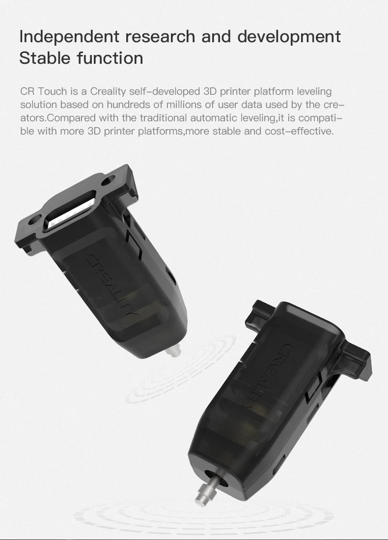CREALITY Original CR Touch Kit Auto Leveling Upgrade 32 Bit Sensor 3D Printer for Ender 3 V2/3 Pro/Ender 5/CR-10 Without Bracket