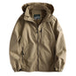 Autumn Men's Hiking Waterproof Jackets Men Outdoor Quick Dry Climbing Hooded Coats Men Sports Breathable Windbreaker Jackets 5XL