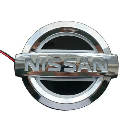 5D Led Light Car Rear Logo Emblem 10.6cm 11.7cm Badge for Nissan Sylphy N7 Qashqai Teana Note Navara Juke Patrol X-trail Murano