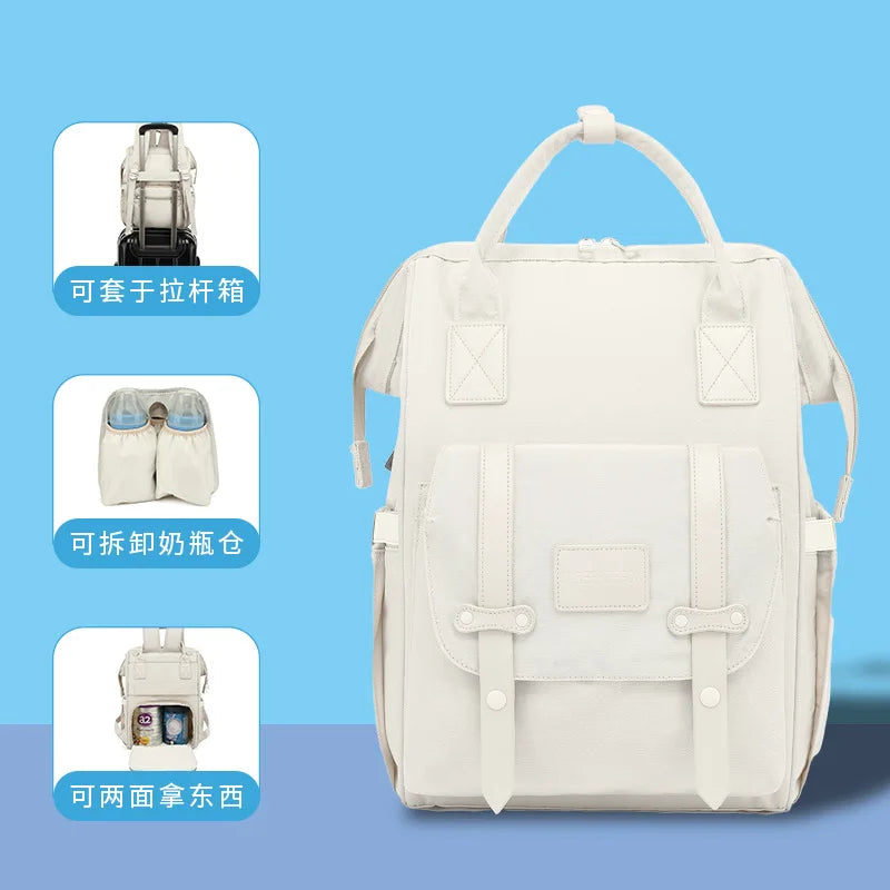 Baby Diaper Bags Mom Backpack Maternity Bag for Baby Large Capacity Mommy Bag Waterproof Travel Baby Stroller Bag Mother Kids