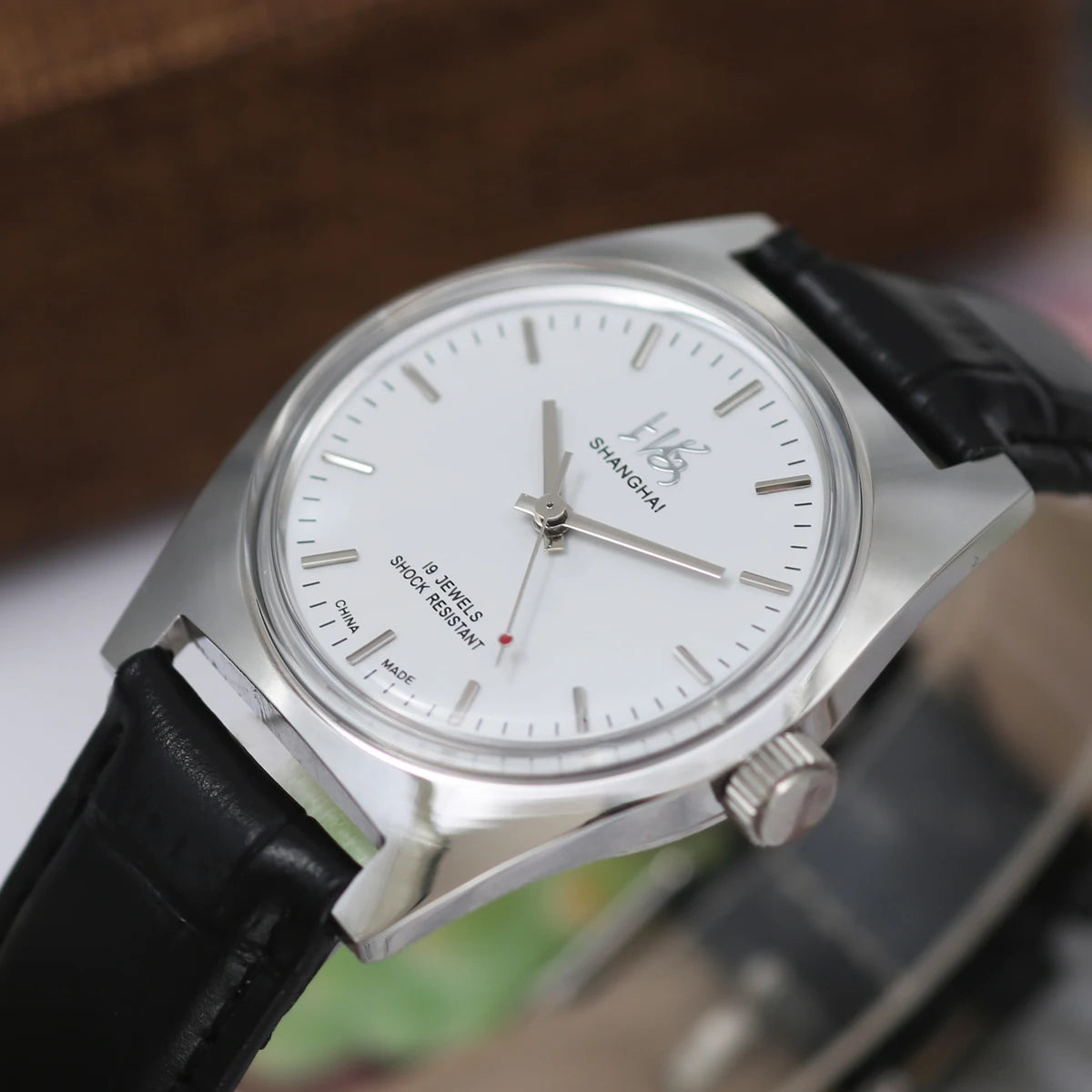 Shanghai Watch Vintage Collector Timepiece Gift for Gentlemen Wholesale Drop Shipping  Men's Manual Mechanical Watches