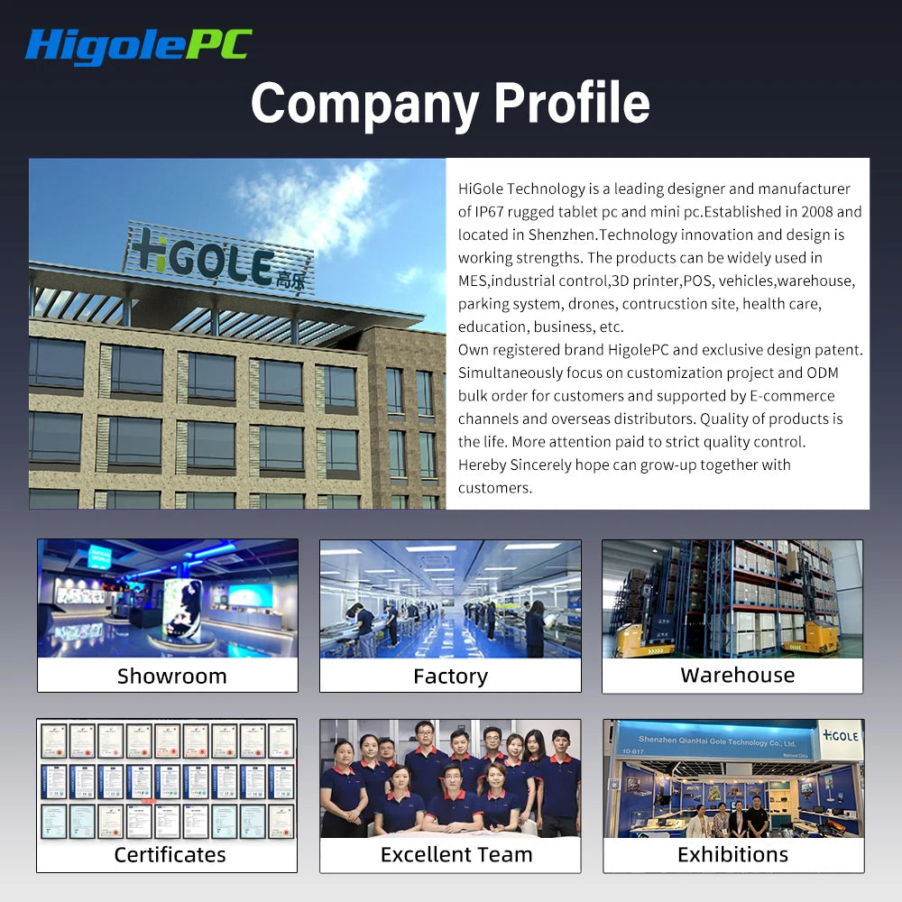 Higole Gole 2 Pro 5.5'' Mini PC Intel N5095 Windows 11 WiFi5 8/16 128/256G 2500mAh Screen Tablet Laptop Desktop PC Mini Computer