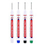 4Pcs/Set 20mm Deep Hole Long Nib Head Markers For Metal Perforating Pen Waterproof Bathroom Woodworking Decoration Multi-Purpose