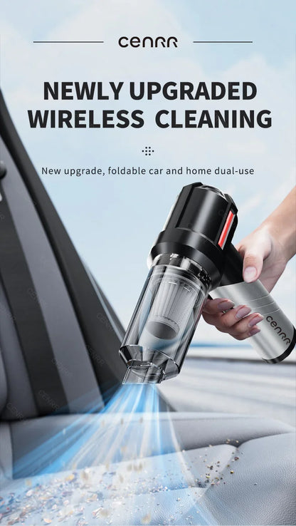 CENRR 998000PA Car Vacuum Cleaner Strong Suction Powerful Handheld Wireless Vacuum Cleaner Mini Blower for Home Appliance