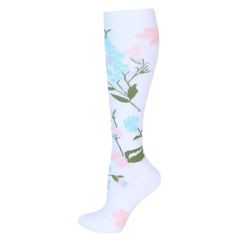 New Men Women Compression Socks for Leggings Running Marathon Pressure Soccer Adult Socks Network Red Pressure Nurse Men Socks