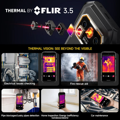 Ulefone Armor 27T 4G 10600mAh Rugged Phone Android 15 Smartphone 24GB +256GB  6.78"FHD+ 120Hz 64MP Night Vision Camera NFC
