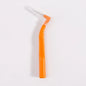 100pcs L-Shape Interdental Brush Wire Orthodontic Interdental Brush Orthodontic Toothbrush Soft Bristle Oral Care