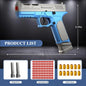 SIG17 Throwing Shell Soft Bullet Toy Gun with Blowback Outdoor Sports CS Game Pistol Launcher Model Birthday Gift