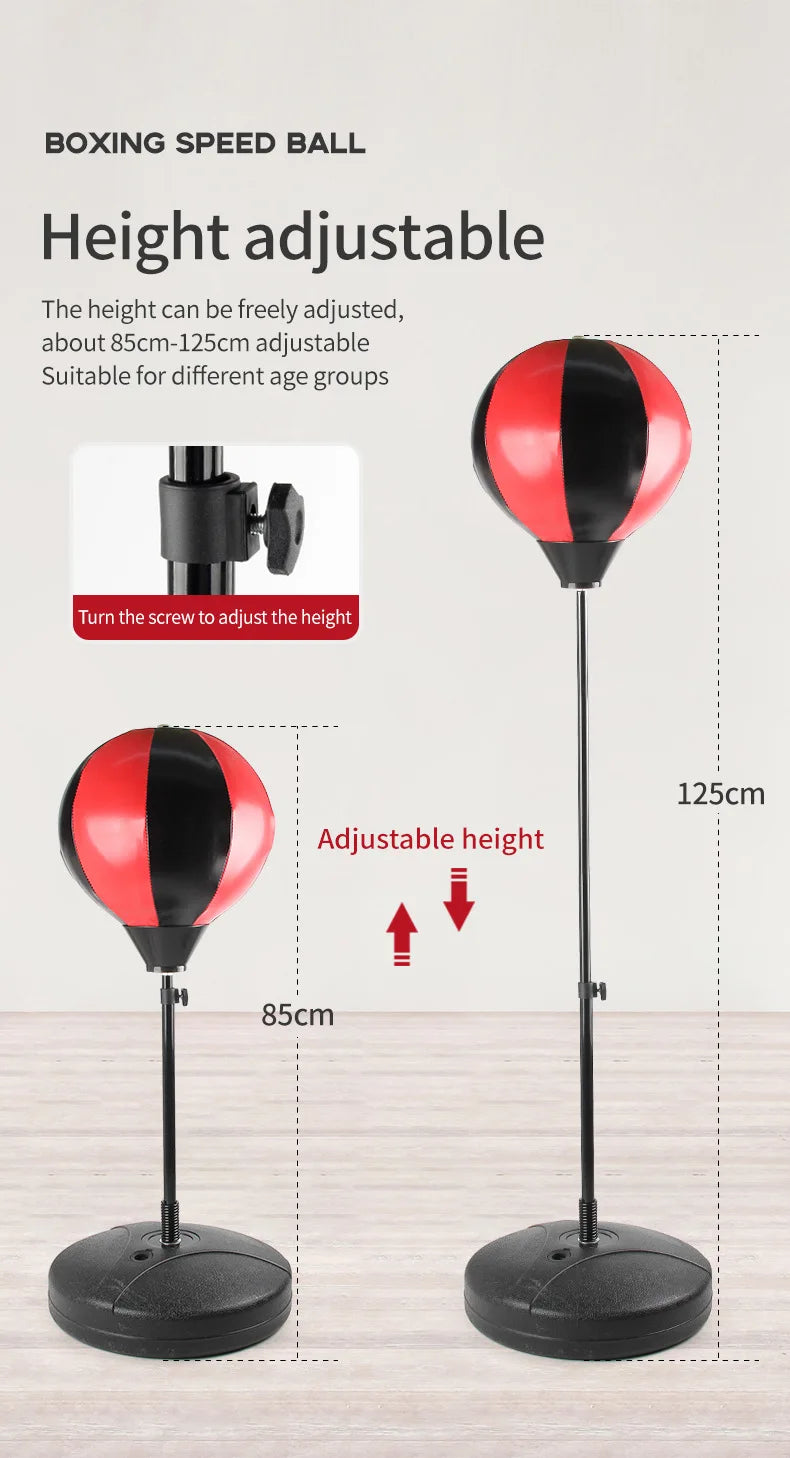 Children's Standing Inflatable Boxing Balls with Hand Pumps Gloves Sports Toys Indoor Outdoor Fun Sports Toy Set Christmas Gifts for Kids Boys and Girls Ship From Germany Fast Delivery