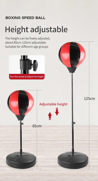 Children's Standing Inflatable Boxing Balls with Hand Pumps Gloves Sports Toys Indoor Outdoor Fun Sports Toy Set Christmas Gifts for Kids Boys and Girls Ship From Germany Fast Delivery