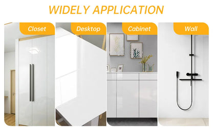 Kitchen Pearlescent Film Waterproof Wallpaper PVC Room DIY Self-adhesive Wall Stickers Wardrobe Kitchen Furniture Wall Stickers