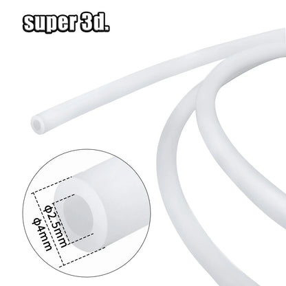 Bambu Lab PTFE Tube ID 2.5mm OD 4mm P1P AMS A1 Mini 3D Printer Teflonto Pipe 1.75mm Bambulab Ptfe Tube Bambulabs P1S/X1 AMS LITE