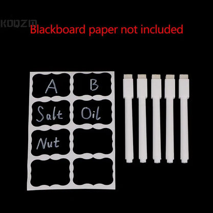 5Pcs  Erasable White Liquid Chalk Pen/Marker For Glass Windows Chalkboard