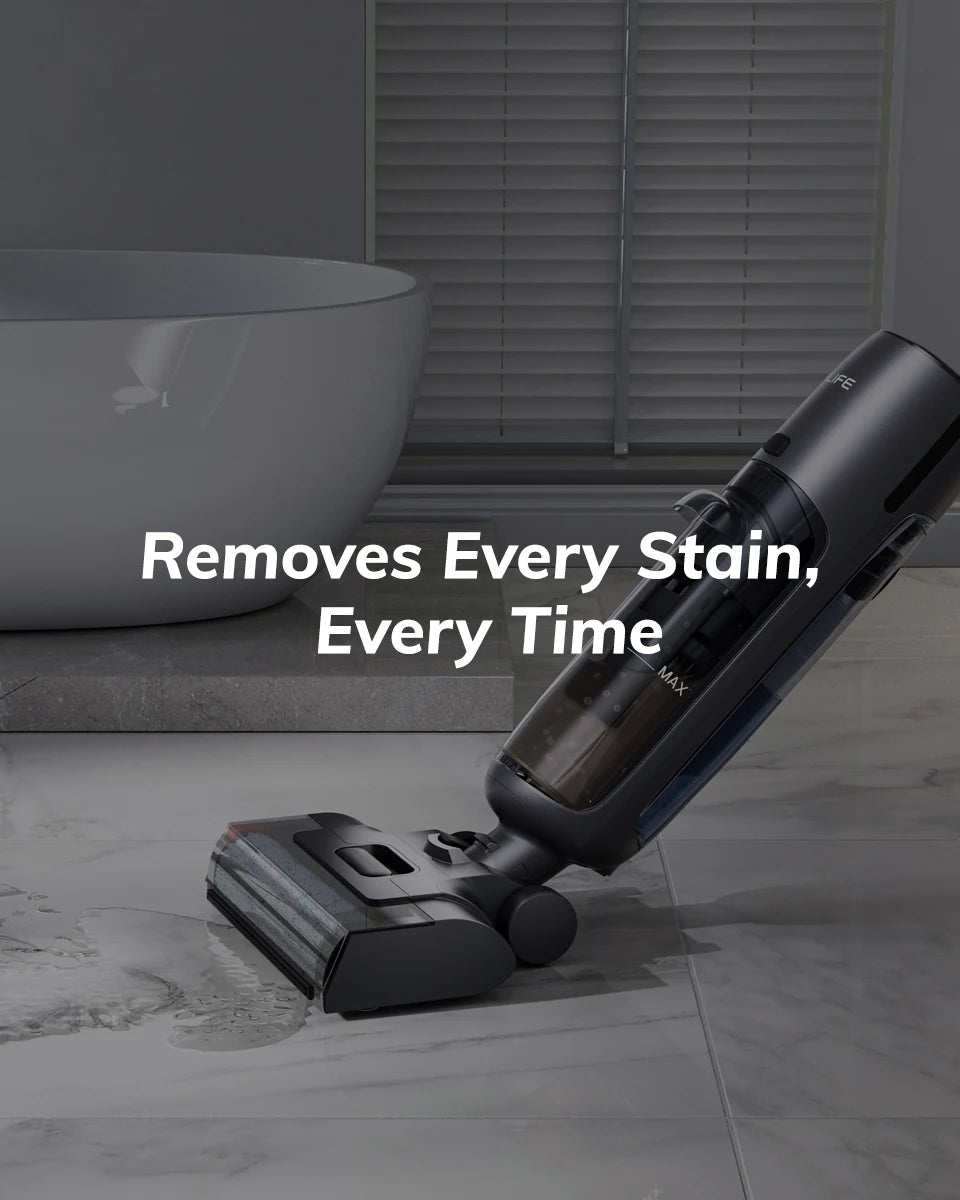 ILIFE W90 Pro Cordless Vacuum Cleaner Mop Wet & Dry, 7000Pa Suction, One Tap Self-Cleaning, Floor Washer, LED Display, Large Dual Water Tank, Upgraded W90