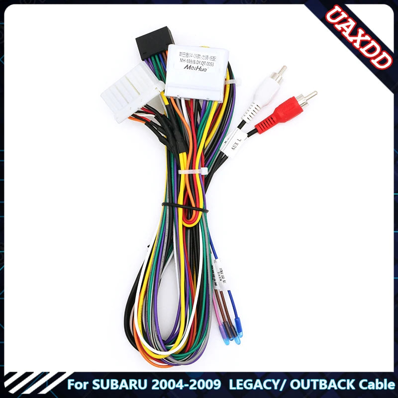 For SUBARU 2004-2009 LEGACY OUTBACK 9INCH Car Radio Android DVD Stereo Audio Screen Multimedia Video Player Cables Harness Frame