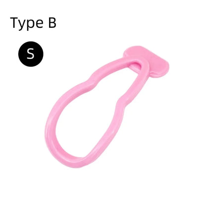 Invisible Chastity Lock Cage with Hollow No Bulge Comfort Fit Underwear for Women Gay BDSM Pussy Training Clip