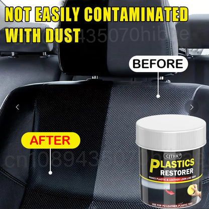 Car Plastic Restorer Back To Black Gloss Car Cleaning Products Plastic Leather Restore Auto Polish Repair Coating Renovator