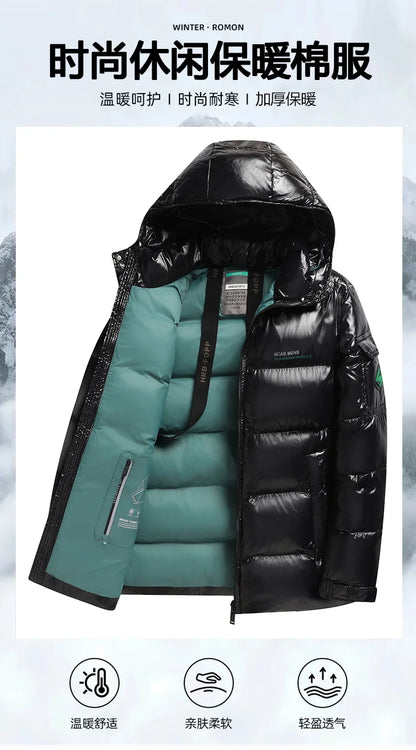 2026 Men's Winter Jackets men high quality fashion waterproof Warm Jacket Casual thicken Parkas Male Warm coat Male L-5XL
