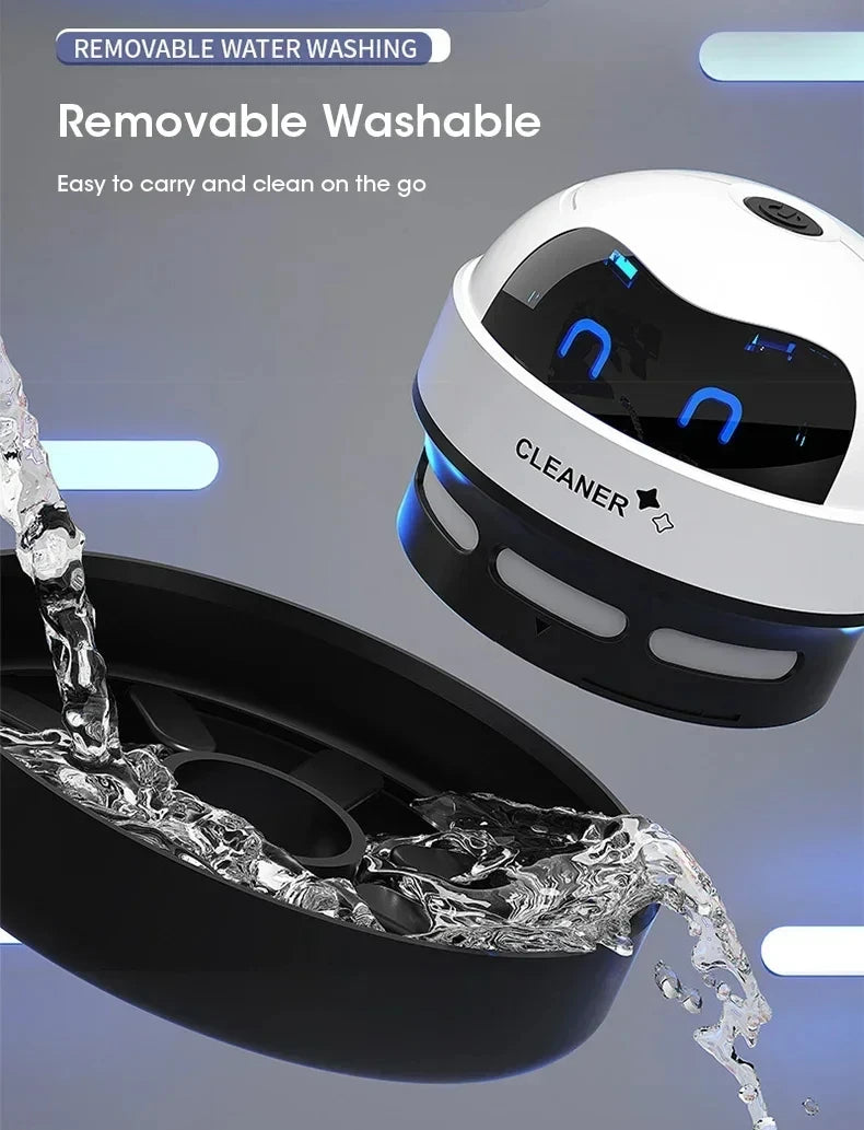 HOMEFISH Vacuum cleaner Desktop Mini rechargeable cleaner Rubber shavings keyboard cleaner Portable automatic dust extractor