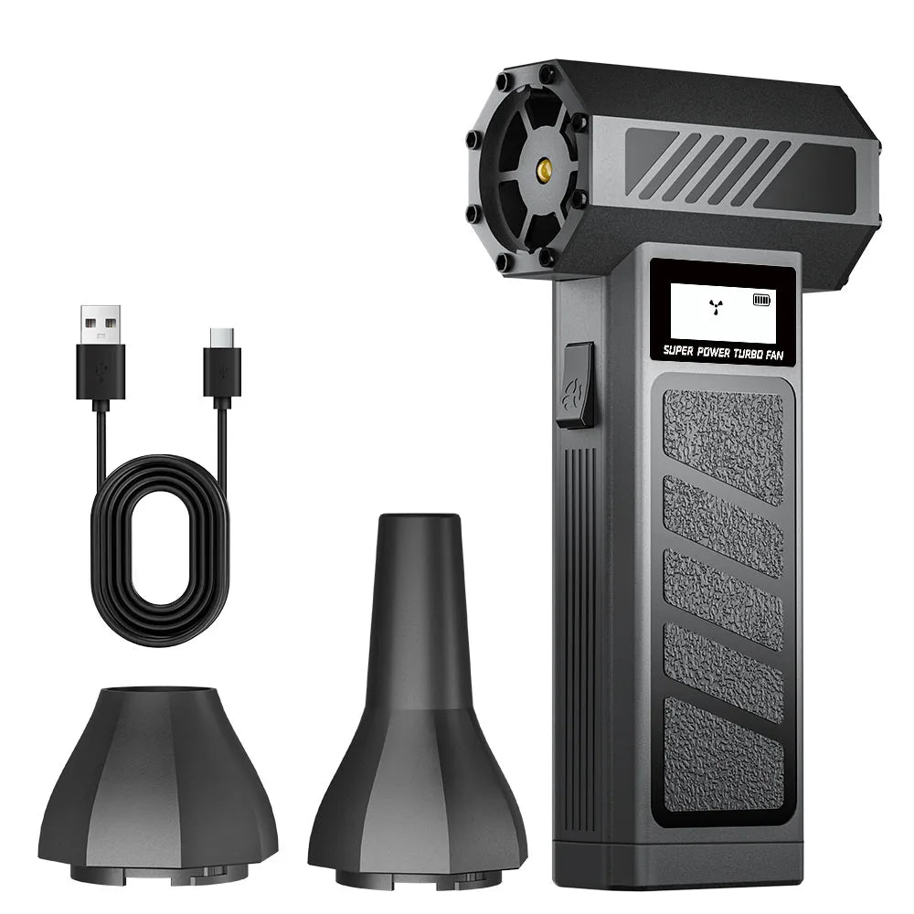 Blower Car Vacuum Cleaner Turbo Fan Violent Jet Fan Cleaning Blowing Tools Auto Dust Collector Portable Air Duster Hair Dryer
