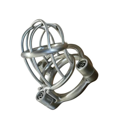 Custom Anti Slip Chastity Ring Stainless Steel Screw Lock Cage Personalized CBT Device for Men Heavy BDSM Bondage Gear Chastity
