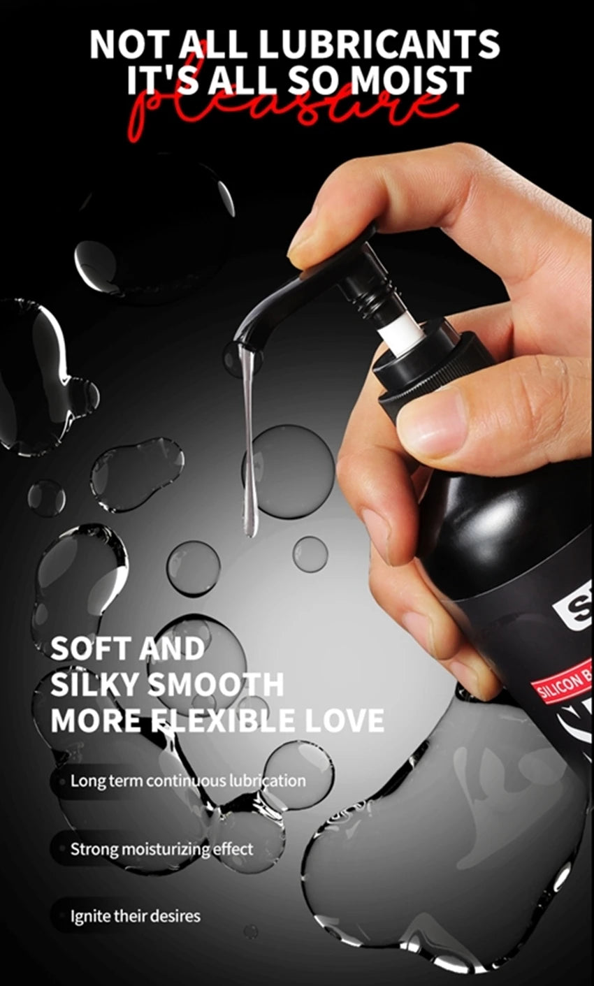 Sex Lube Anal Lubricant Silicone-Based & Water-Based Safe Personal Intimate Semen Lubrication Sexy Toy Gel Women Men 200ml/300ml