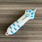 Retractable Cute Cat Paw Multi-Function Utility Knife, Portable and Safe Unboxing Tool, Office and Home Paper Cutting Gadget ﻿