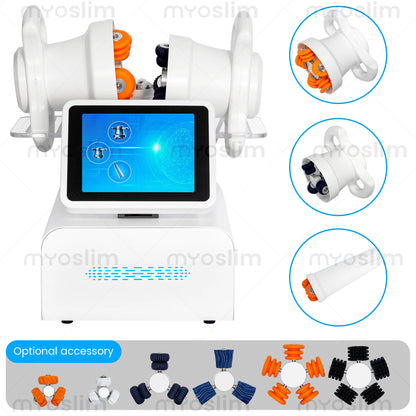 360° Rotation Body Contouring Roller Massager Red Light Skin Care Deep Tissue Massage Anti Cellulite Body Shaping Device