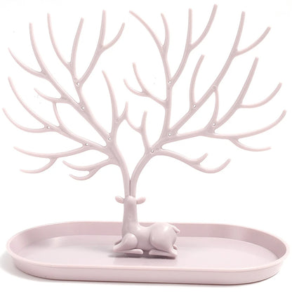 Antler Jewelry Storage Rack Smooth Deer Horn Jewels Display Shelf Rings Earrings Small Accessories High Quality Showing Stand