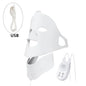 Face Neck Silicone LED Mask LED Light 7 Colors Photon Red Light Therapy Flexible Facial Beauty Mask Skin Care Anti-Ance