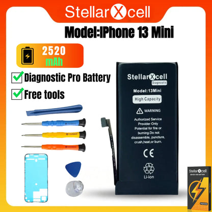 High Capacity Diagnostic Battery OEM TI BMS No Pop Up Message Run Diagnose for iPhone 12 13 14 15 Pro Max Pro Mini Plus