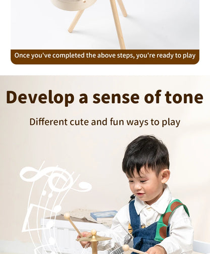 Kids Drum Set Musical Toys for Boy Girl Music Toys Educational Percussion Toy Kids Musical Instruments